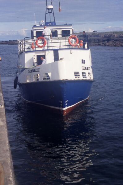 The Ferry from Doolin on the mainland
