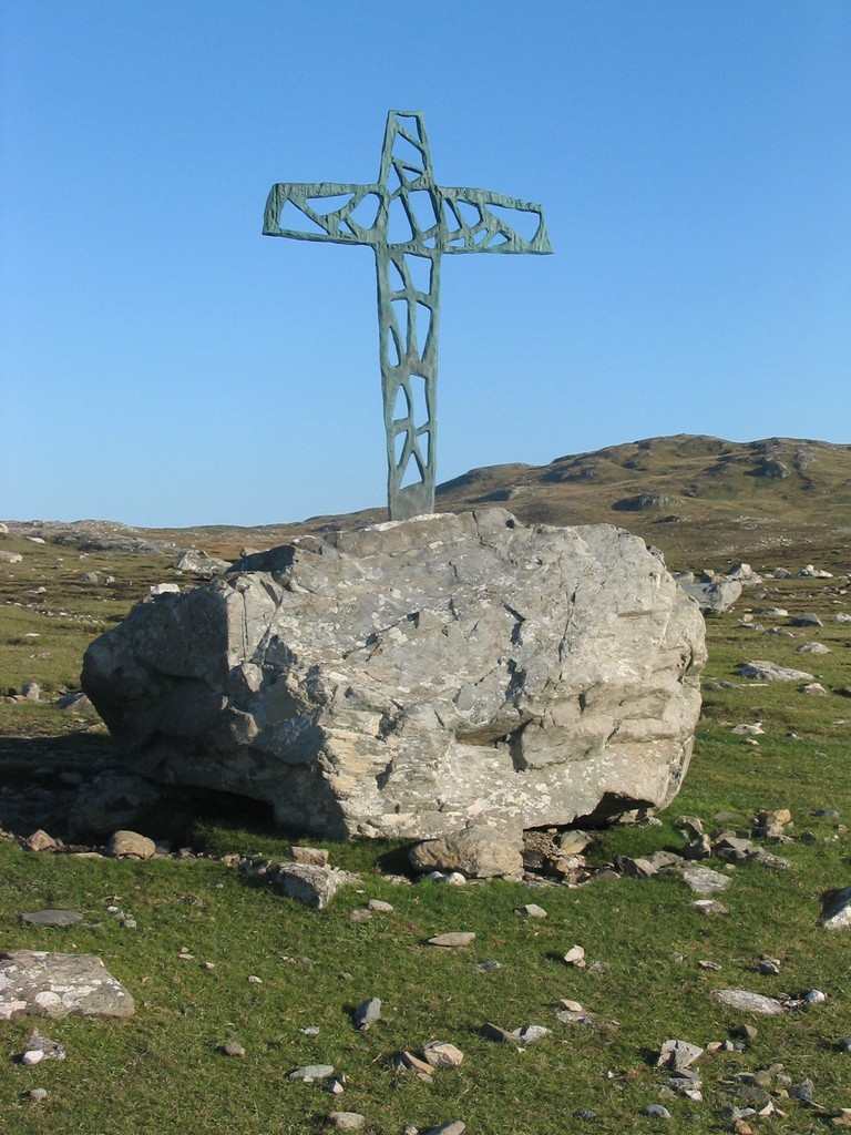 At the western end of the island - a memorial for two American students who drowned off the Stags of Inishbofin in 1976.
