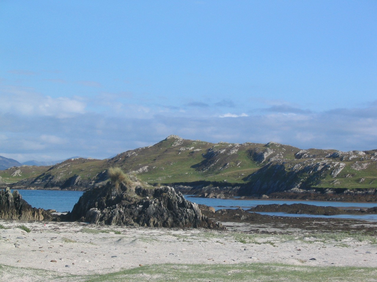 InishLyon seen from the sheltered beach at Knock