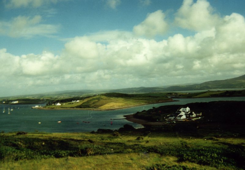 The Glenans Sailing Club buildings on Collanmore Island