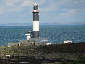 Copeland Islands - the lighthouse on Mew Island