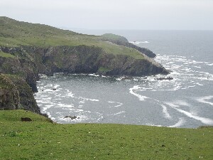 rainn Mhir - cliffs near the lighthouse
