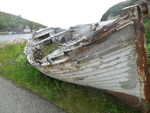 rainn Mhir - dereclict boat