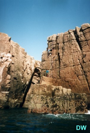 Rock Climbing on Gola