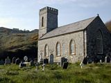 The Church of Ireland protestant church and graveyard