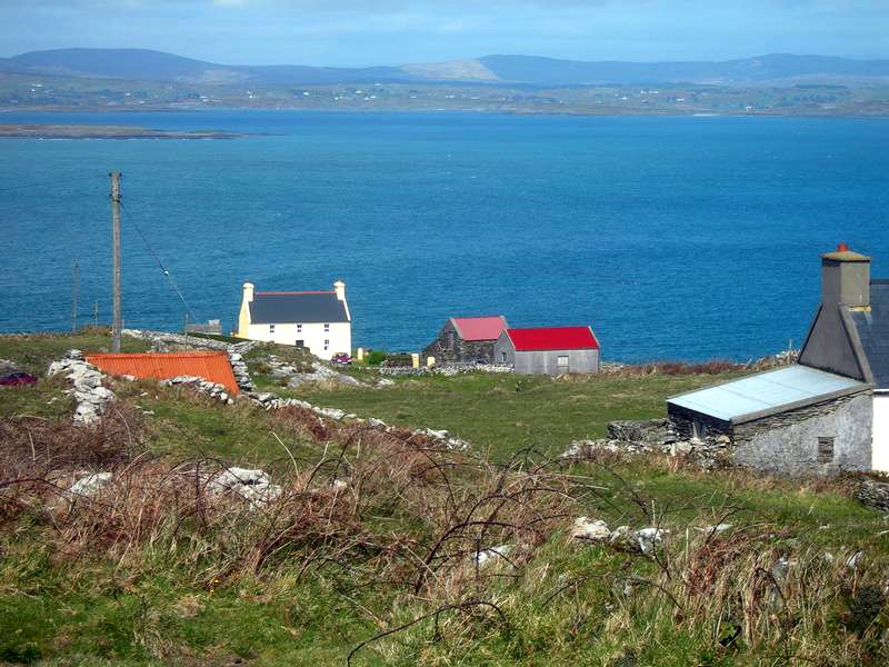 Cape Clear is the most southerly inhabited place in Ireland and Blananarrigan (in photo) is the most sorutherly point on Cape Clear